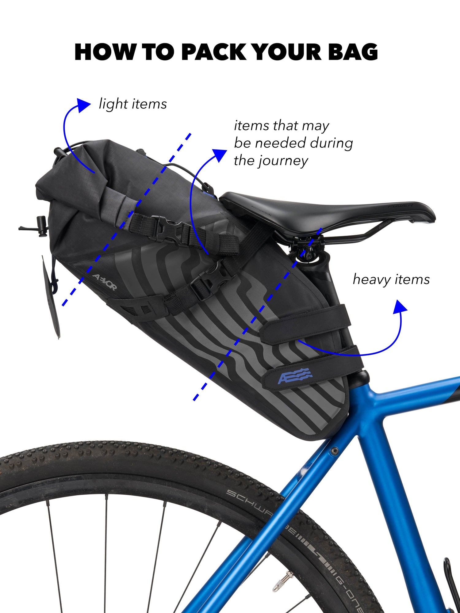 Bicycle packing bag on sale